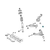 OEM 2007 Ford Explorer Torsion Bar Nut Diagram - -W710796-S441