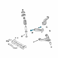 OEM 2007 Ford Explorer Track Arm Assembly Bolt Diagram - -W711504-S439