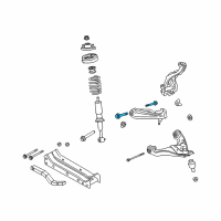 OEM 2004 Ford Explorer Track Arm Assembly Bolt Diagram - -W711504-S439