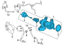 OEM Chevrolet Turbocharger Diagram - 25204172