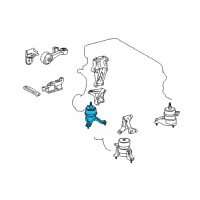OEM Toyota Side Mount Diagram - 12362-0V010