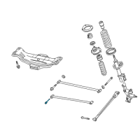 OEM 1993 Ford Probe Lateral Arm Bolt Diagram - 9YA021221