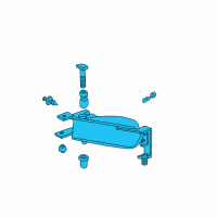 OEM Cadillac DeVille Lamp Asm, Front Fog Diagram - 25713291