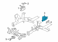 OEM 2022 Hyundai Elantra Bracket Assembly-Transmission MTG Diagram - 21830-AA200