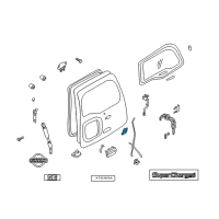 OEM 2001 Nissan Xterra Trunk Lock Actuator Motor Diagram - 90550-7Z000