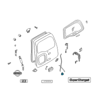 OEM 2002 Nissan Xterra Trunk Lock Actuator Motor Diagram - 90500-7Z400