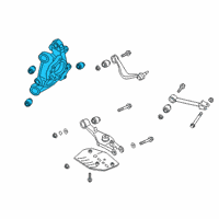 OEM 2019 Kia K900 Carrier Assembly-Rear Ax Diagram - 52720J6000