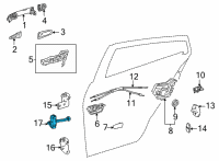 OEM Toyota Mirai Door Check Diagram - 68630-62010