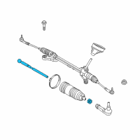 OEM 2014 Ford Fiesta Inner Tie Rod Diagram - C1BZ-3280-A