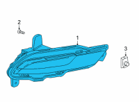 OEM Buick Encore GX Back Up Lamp Diagram - 42716018