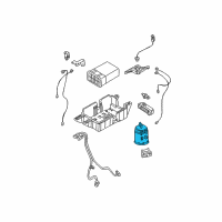 OEM 1997 Kia Sephia Tank Catch Diagram - KJE9613978