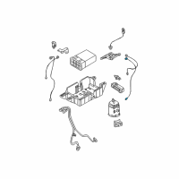 OEM Hyundai XG300 Sensor Assembly-Oxygen, LH Diagram - 39210-39025