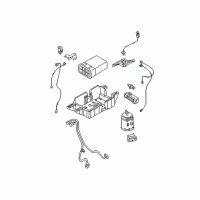 OEM 2002 Kia Sedona Oxygen Sensor Assembly, Left Diagram - 3921039025