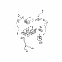 OEM 2002 Hyundai XG350 Sensor Assembly-Oxygen, LH Diagram - 39210-39600