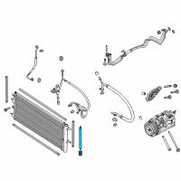 OEM 2014 Ford Fusion Drier Diagram - DG9Z-19C836-B
