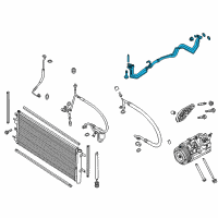 OEM 2016 Lincoln MKZ Tube Assembly Diagram - DG9Z-19A834-M