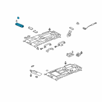 OEM Acura Base (Light Saddle) Diagram - 34403-S3V-A01ZB