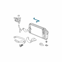 OEM Ford Expedition Coolant Reservoir Hose Diagram - 4L1Z8075AA