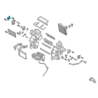 OEM 2013 Hyundai Tucson Mode Actuator Diagram - 97157-1JAA0