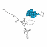 OEM 2013 Toyota Camry Brake Booster Diagram - 47050-33112