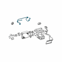 OEM Lexus GS300 Harness Assy, Air Conditioner Diagram - 82210-3A220