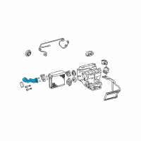 OEM 2007 Lexus GS450h Tube & Accessory Assembly Diagram - 88710-3A260