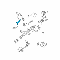 OEM 2008 GMC Sierra 1500 Gear Shift Assembly Diagram - 22833057