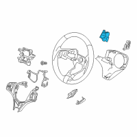OEM Acura Switch Assembly, Driver Side Paddle Shift (Premium Black) Diagram - 78565-TY2-A81ZA