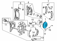 OEM 2020 GMC Sierra 2500 HD Rotor Diagram - 13529522