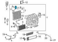 OEM Lexus NX250 VALVE, EXPANSION, NO Diagram - 88515-58050