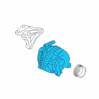 OEM Honda CR-V Alternator Assembly Diagram - 31100-RJJ-004