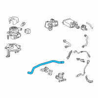 OEM Toyota Air Hose Diagram - 17341-0C041