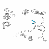 OEM 2019 Toyota Tacoma Vent Hose Diagram - 77404-04070