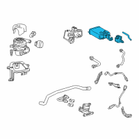 OEM 2022 Toyota Tacoma Vapor Canister Diagram - 77740-04050