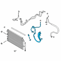 OEM 2021 Ford Edge Discharge Hose Diagram - K2GZ-19972-B