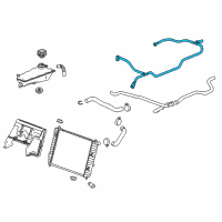 OEM 2010 Chevrolet Corvette Inlet Hose Diagram - 15868160