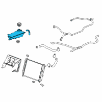 OEM 2012 Chevrolet Corvette Reservoir Diagram - 22801031