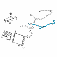 OEM 2012 Chevrolet Corvette Outlet Hose Diagram - 19130535