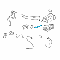 OEM 2016 Kia Soul Hose Assembly-Front Vapor Front Diagram - 31343B2500