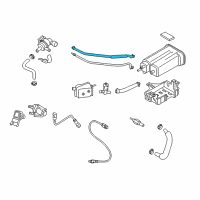 OEM 2019 Kia Soul Tube Assembly-Fuel Vapor Diagram - 31342B2500