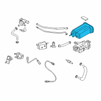 OEM 2018 Kia Soul Canister Assembly Diagram - 31410B2600