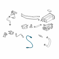 OEM 2019 Kia Soul Oxygen Sensor Assembly, Rear Diagram - 392102B225