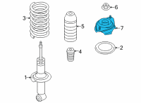 OEM Toyota GR86 Upper Mount Diagram - SU003-08419