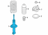 OEM 2022 Toyota GR86 Strut Diagram - SU003-09578