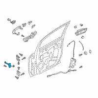 OEM 2018 Ford EcoSport Door Check Diagram - CN1Z-7423500-C