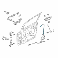OEM 2020 Ford EcoSport Lock Cable Diagram - EN1Z-7821940-A