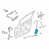 OEM 2020 Ford EcoSport Latch Diagram - CN1Z-5821813-C