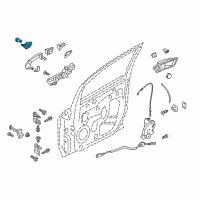 OEM 2020 Ford EcoSport Lock Cylinder Diagram - GN1Z-18168-A