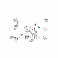 OEM Lexus HS250h Socket Assembly, Power Outlet Diagram - 85530-06030