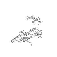 OEM GMC Sierra 1500 HD Classic Bumper Asm-Front Lower Control Arm Diagram - 15153959